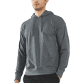 thumbnail image 1 of NORTHYARD Pullover Hoodies for Men with Long Sleeve Cotton Casual Sweatshirts Smoke Heather 2XL, 1 of 8