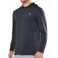 thumbnail image 1 of NORTHYARD Men's Hoodie Sun Protection Shirts with Long Sleeves UPF 50+ UV Swim Rash Guard for Fishing Hiking Beach Hooded Darkgrey M, 1 of 6