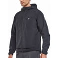 thumbnail image 1 of NORTHYARD Men's Rain Jacket with Hood lightweight Waterproof Raincoat Hiking Outdoor Camping Windbreaker With Zipper Pockets Black L, 1 of 7