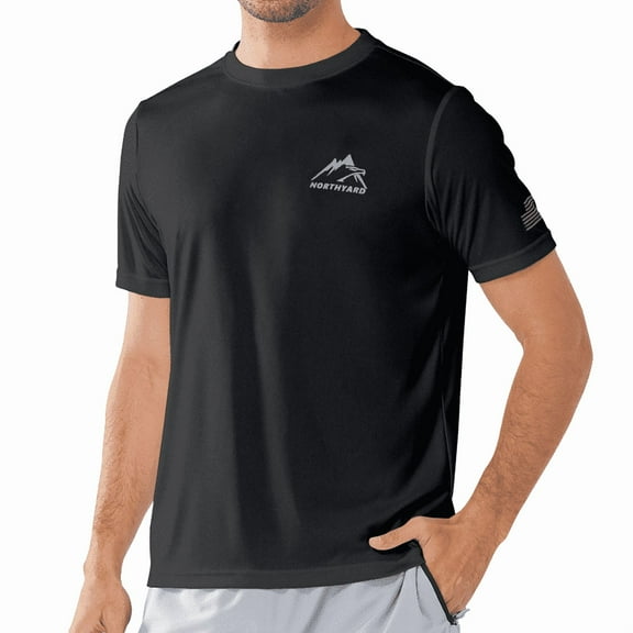 NORTHYARD Running Shirts for Men UPF 50 Sun Protection Big Men's shirts, Sizes S-4XL