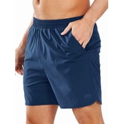 NORTHYARD Mens Swim Trunks 5" Beach Shorts with Elastic Waist Drawstring Quick Dry Bathing Suit Swimwear Mesh Lining Seablue XL