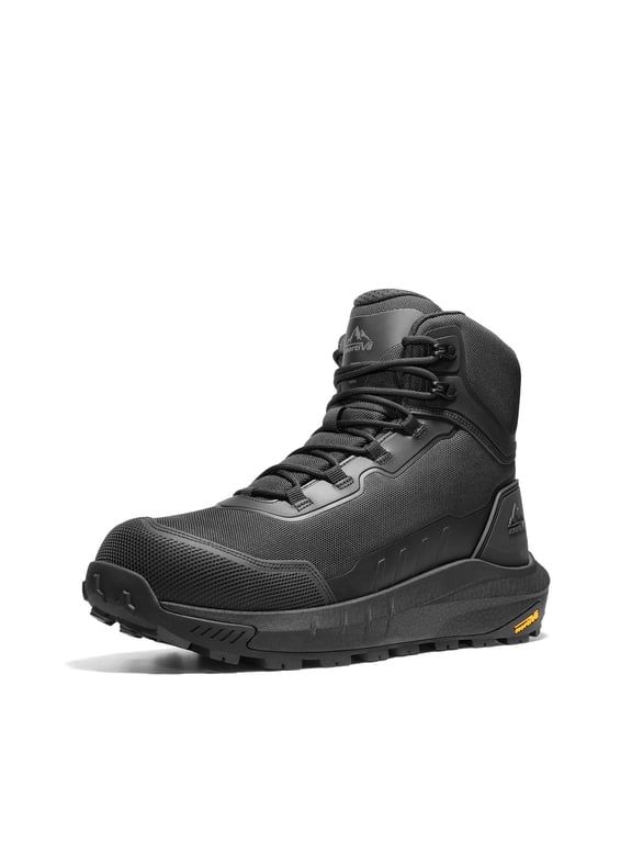 NORTIV 8 Composite Toe Boots for Men ASTM F2413-24 Safety Work Boots Lightweight Anti-Fatigue Non-Slip with Zipper for Warehouse Construction, Terrascope-nano