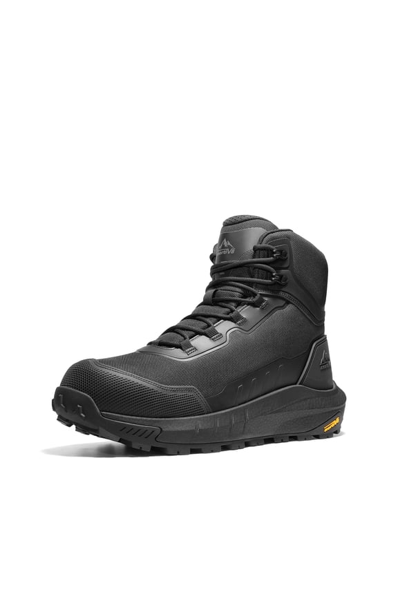 NORTIV 8 Composite Toe Boots for Men ASTM F2413-24 Safety Work Boots Lightweight Anti-Fatigue Non-Slip with Zipper for Warehouse Construction, Terrascope-nano