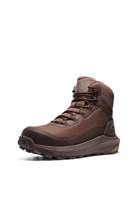 NORTIV 8 Composite Toe Boots for Men ASTM F2413-24 Safety Work Boots Lightweight Anti-Fatigue Non-Slip with Zipper for Warehouse Construction, Terrascope-nano