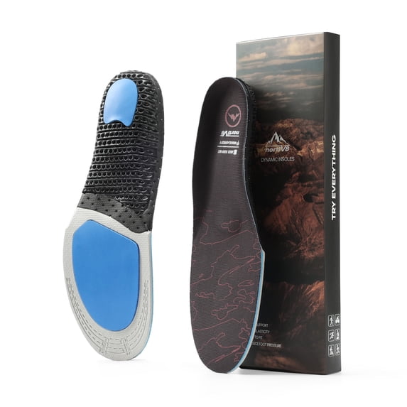 NORTIV 8 Insoles for Men Women Arch Support for Feet Relief SNIS221U