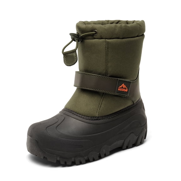 NORTIV 8 Kids Snow Boots Boy's Girl's Waterproof Cold Weather Classic Booties Hiking Outdoor Shoes (Little Kids/Big Kids)