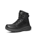 thumbnail image 1 of NORTIV 8 Men’s 8-Inch Tactical Work Boots, Lightweight Breathable Military Combat Boots with Side Zipper, Cushioned, for Hiking, Work & Motorcycle, 1 of 9