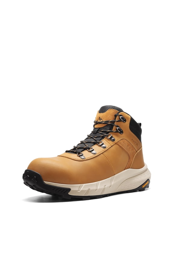 NORTIV 8 Men's Composite Toe Work Boots, Waterproof Non-Slip, Lightweight Anti-Fatigue (ASTM F2412-24)