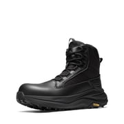NORTIV 8 Men s Composite Toe Work Boots, Wide Toe Box, Side Zipper, Slip-Resistant EH Safety Boots