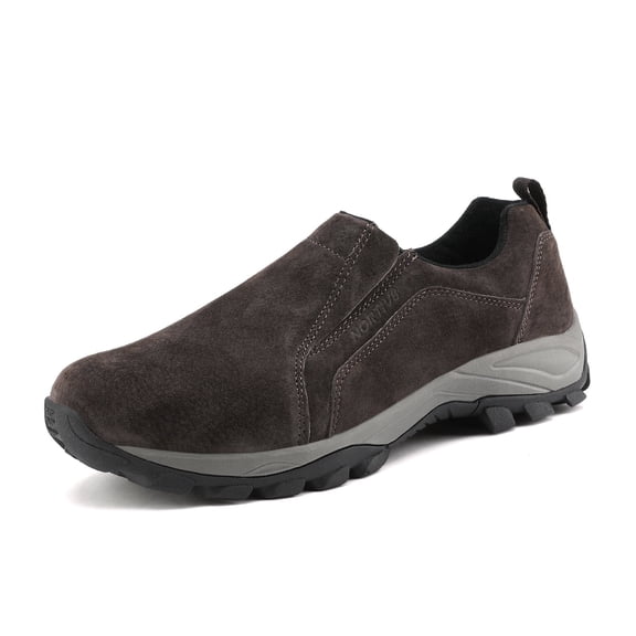 NORTIV 8 Men's Fashion Comfort Lightweight Outdoor Walking Shoes Moccasins Slip On Loafer Shoes JS19007M BROWN Size 13