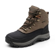 NORTIV 8 Mens Insulated Waterproof Construction Hiking Winter Snow Boots Wide Width