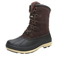 nortiv 8 men's insulated waterproof construction hiking winter snow boots