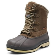 NORTIV 8 Mens Insulated Waterproof Work Winter Snow Boots