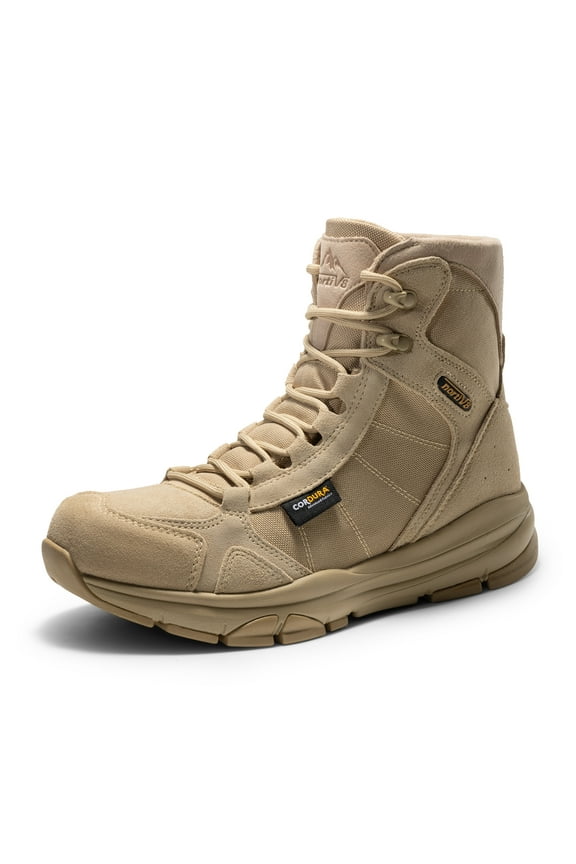 NORTIV 8 Men's Lightweight Military Tactical Work Boots Outdoor Motorcycle Combat Boots