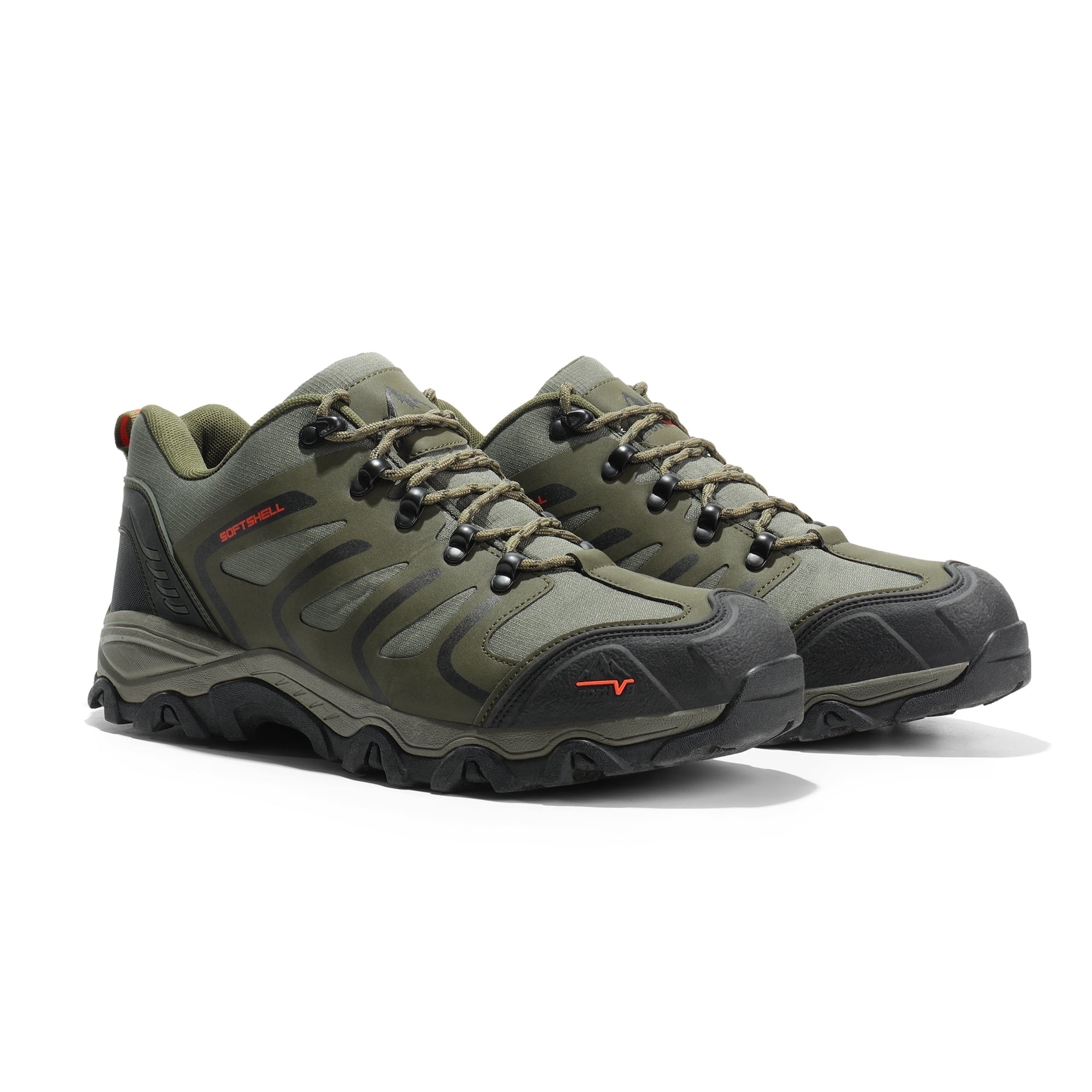 BURUDANI Men's Mid Hiking Boots Waterproof Outdoor Trekking Backpacking Camping Shoes Wide