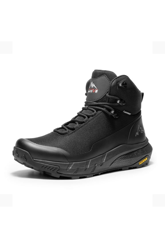 NORTIV 8 Men's Mid Waterproof Hiking Boots Outdoor Lightweight Breathable Trekking Camping Mountaineering Shoes HydroTrek