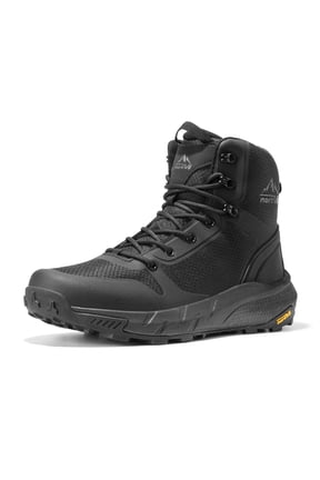 NORTIV 8 Men's Military Tactical Boot Lightweight Comfortable Boots for Work All Day Side Zipper Motorcycle Combat Hiking Boots 10 Inches Metrostrike Wide Width