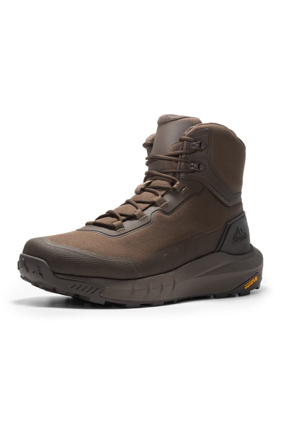 NORTIV 8 Men's Military Tactical Boot Side Zipper Work Hiking Boots Lightweight Comfortable Motorcycle Combat Boots 8 Inches