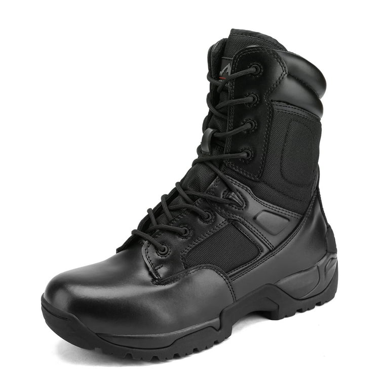 NORTIV 8 Men's Military Tactical Work Boots Hiking Motorcycle Combat Boots