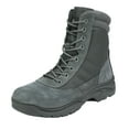 NORTIV 8 Men's Military Tactical Work Boots Side Zipper Leather