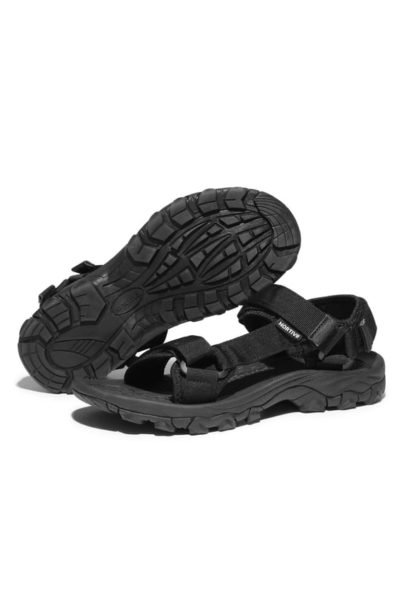 NORTIV 8 Men's Sandals Hiking Sports Lightweight Summer Water Arch Support River Open Toe Athletic Trail Outdoor Walking Sandals