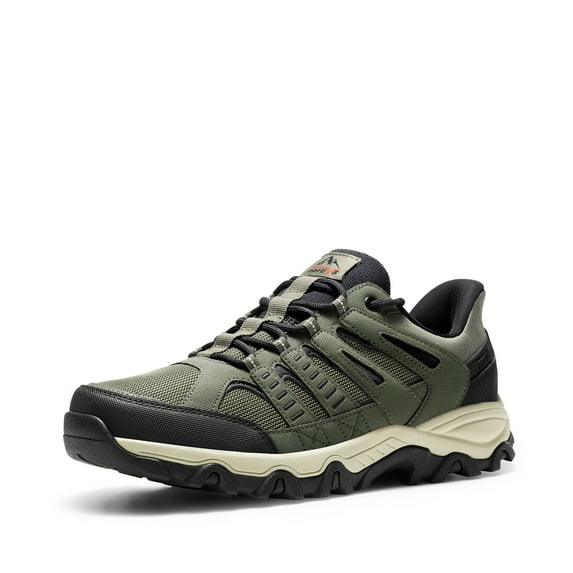 NORTIV 8 Men’s Slip-On Hiking Shoes Lightweight Trekking Camping & Walking Outdoor Shoes