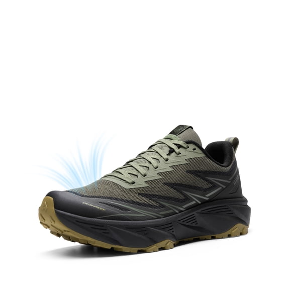 NORTIV 8 Men's Trail Running Walking Shoes Breathable Cushion Hiking Tennis Comfortable Non-slip Gym Shoe Athletic Fashion Sneakers