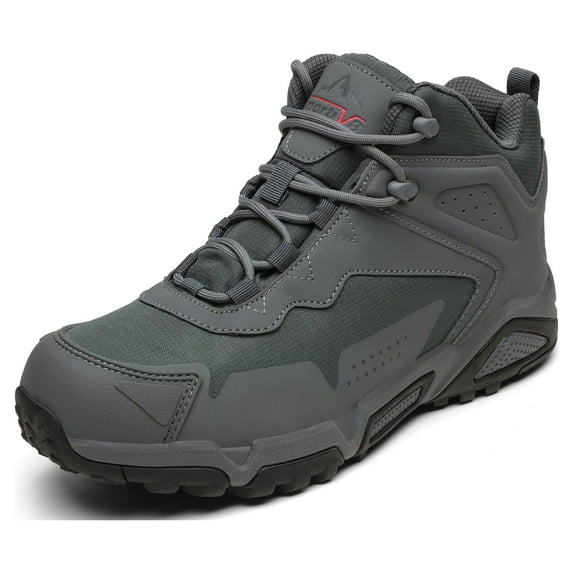 NORTIV 8 Men's Waterproof Hiking Boots Military Tactical Work Boots Lightweight Mid Ankle Trekking Outdoor Combat Boots