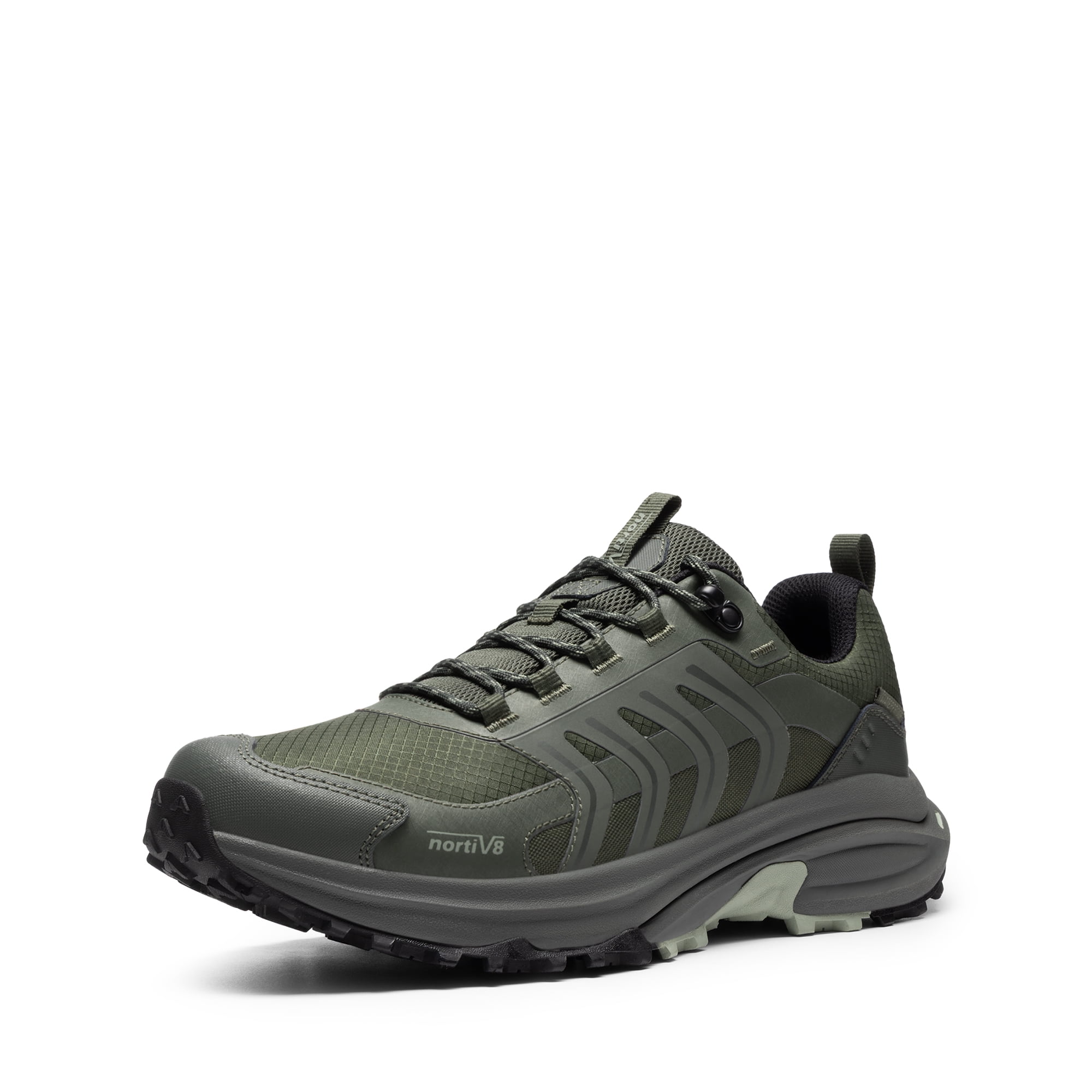 NORTIV 8 Men's Waterproof Hiking Shoes Non-Slip Lightweight for Walking Comfort Outdoor Trekking Camping Climbing Daily Fashion Sneakers Armadillo FieldLite