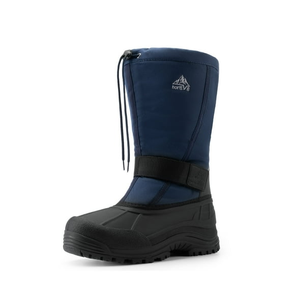 NORTIV 8 Men's Waterproof Hiking Winter Snow Boots Insulated Liner Lightweight Outdoor Tall Boots