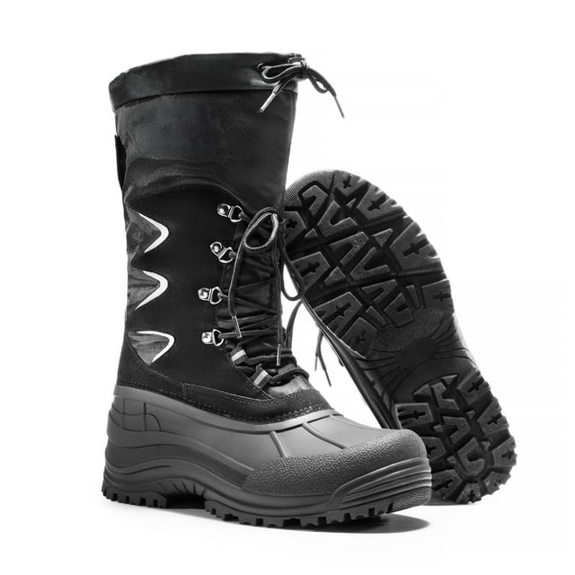 nortiv 8 men's insulated waterproof construction hiking winter snow boots