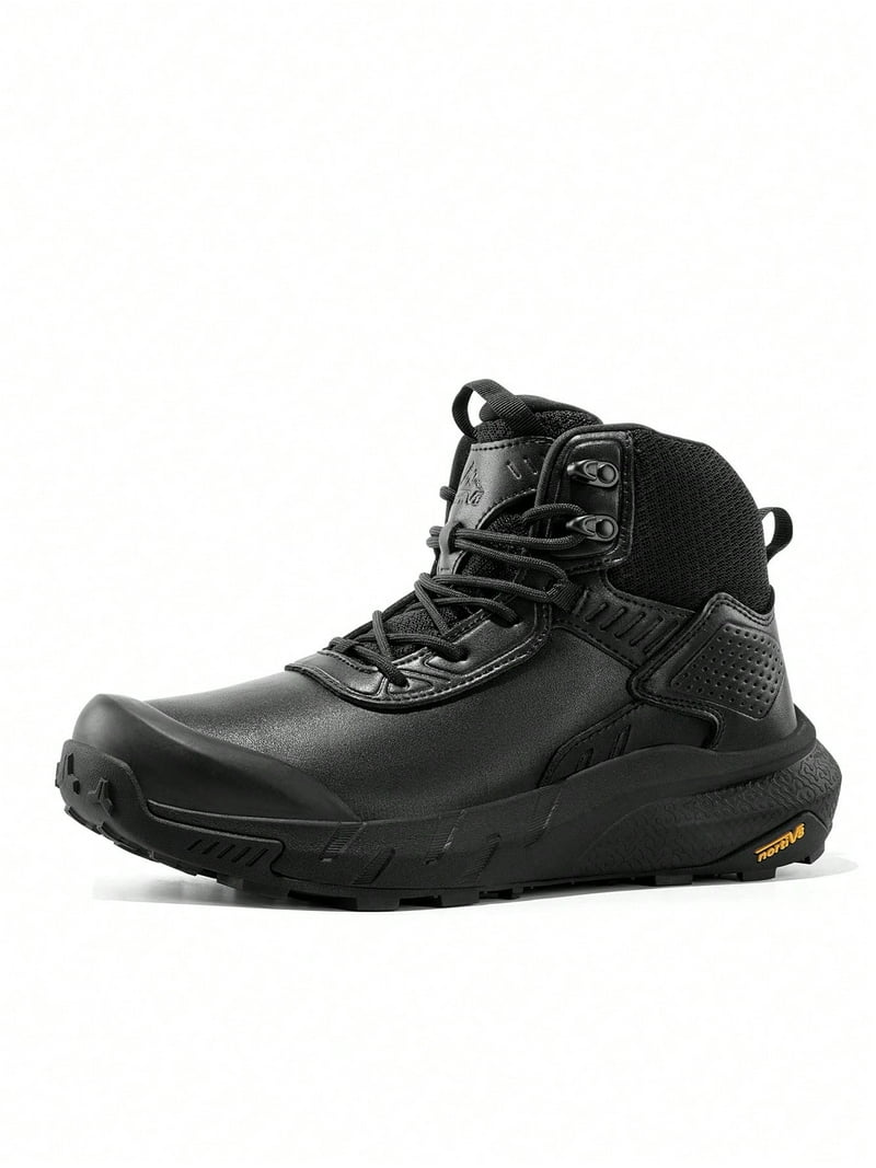Men\'s Waterproof Tactical Work Boots Lightweight Leather Non-Slip Combat Amazon.com: NORTIV 8 Men main image 3