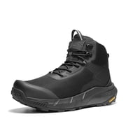 NORTIV 8 Mens Waterproof Military Tactical Work Boots Leather Motorcycle Combat Lightweight Non-Slip Hiking Boots for Men Defender