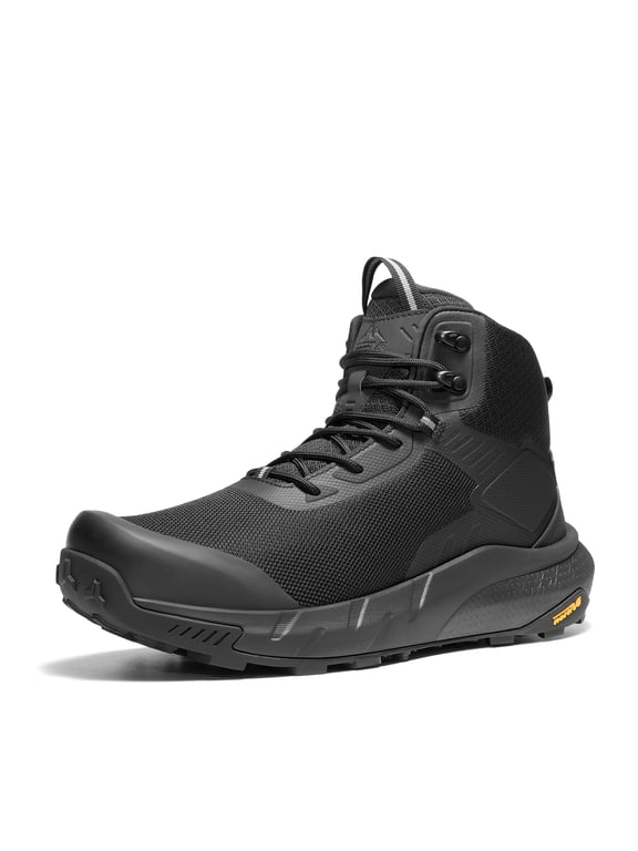NORTIV 8 Men's Waterproof Military Tactical Work Boots Leather Motorcycle Combat Lightweight Non-Slip Hiking Boots for Men Defender