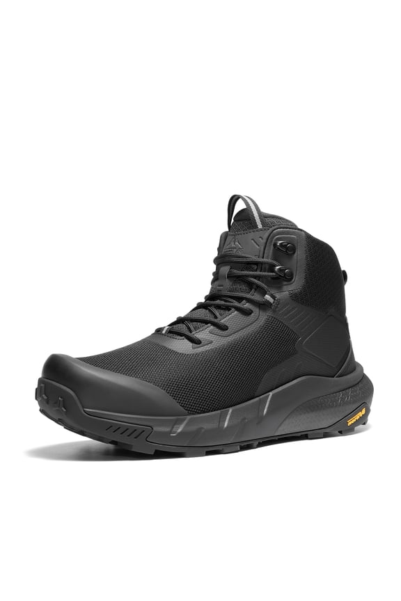 NORTIV 8 Men's Waterproof Military Tactical Work Boots Leather Motorcycle Combat Lightweight Non-Slip Hiking Boots for Men Defender