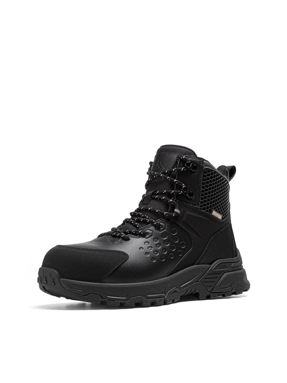 NORTIV 8 Men’s Waterproof Steel Toe Work Boots, ASTM F2413-24 Puncture & Slip Resistant Safety Boots