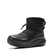 NORTIV 8 Mens Wide Snow Boots, Insulated Waterproof Slip-On Winter Boots, Lightweight Non-Slip Cushioned Boots for Hiking & Outdoor Wear