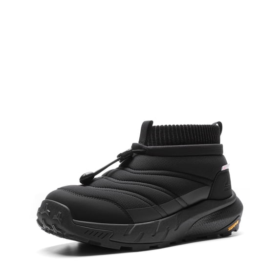 NORTIV 8 Men’s Wide Winter Snow Boots, Insulated Lightweight Slip-On Boots with Non-Slip Outsole, Cushioned Comfort for Casual & Outdoor Wear