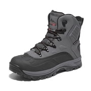NORTIV 8 Mens Winter Snow Insulated Waterproof Construction Hiking Boots