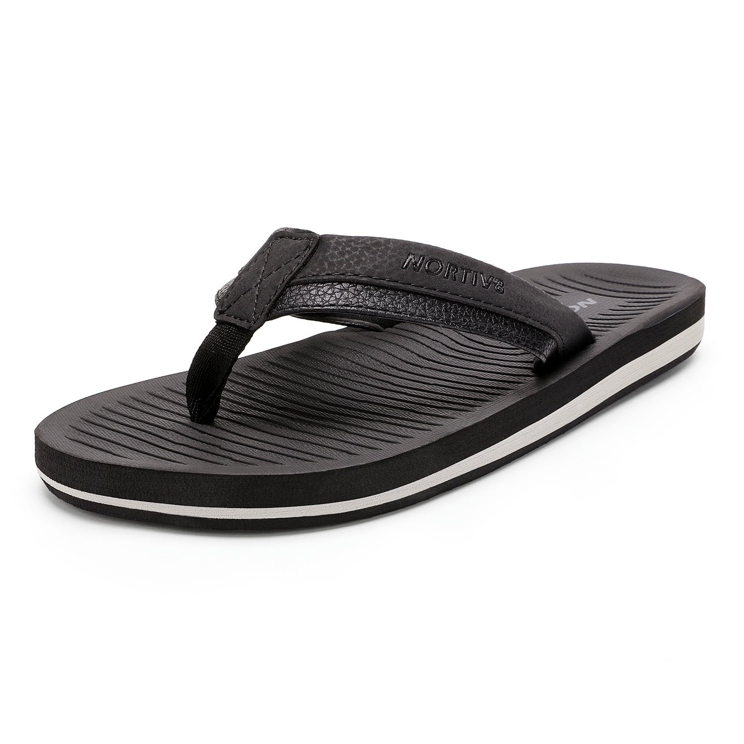 NORTIV 8 Mens Flip Flops Beach Sandals Lightweight EVA Sole Outdoor Comfort Thong Slippers REVIVA 5