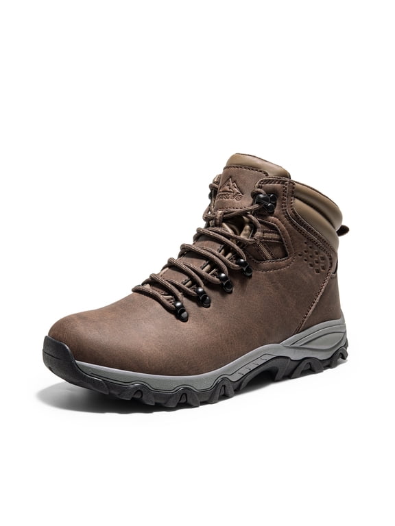 NORTIV 8 Mens Hiking Winter Snow Insulated Waterproof Outdoor Boots