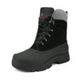 thumbnail image 1 of NORTIV 8 Mens Winter Insulated Waterproof Snow boots Rugged Winter Outdoor Hiking Boots Men's Work Boot, 1 of 8