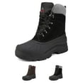 thumbnail image 1 of NORTIV 8 Mens Winter Insulated Waterproof Snow boots Rugged Winter Outdoor Hiking Boots Men's Work Boots TERREX-1M BLACK Size 12, 1 of 6