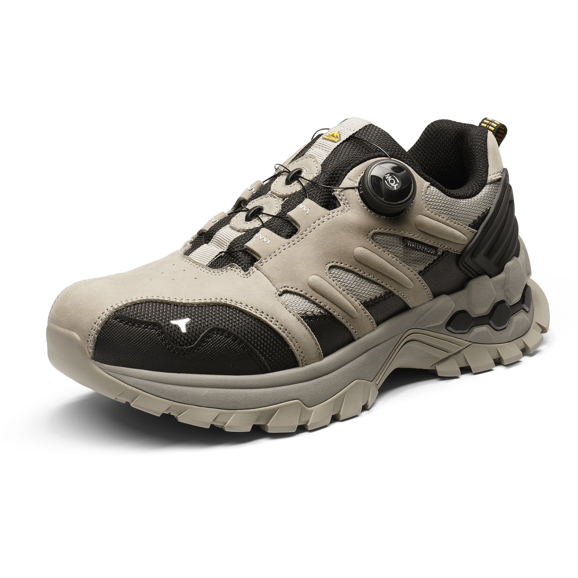 NORTIV 8 Polar Bear Series Men's Leather Hiking Shoes Waterproof Quick