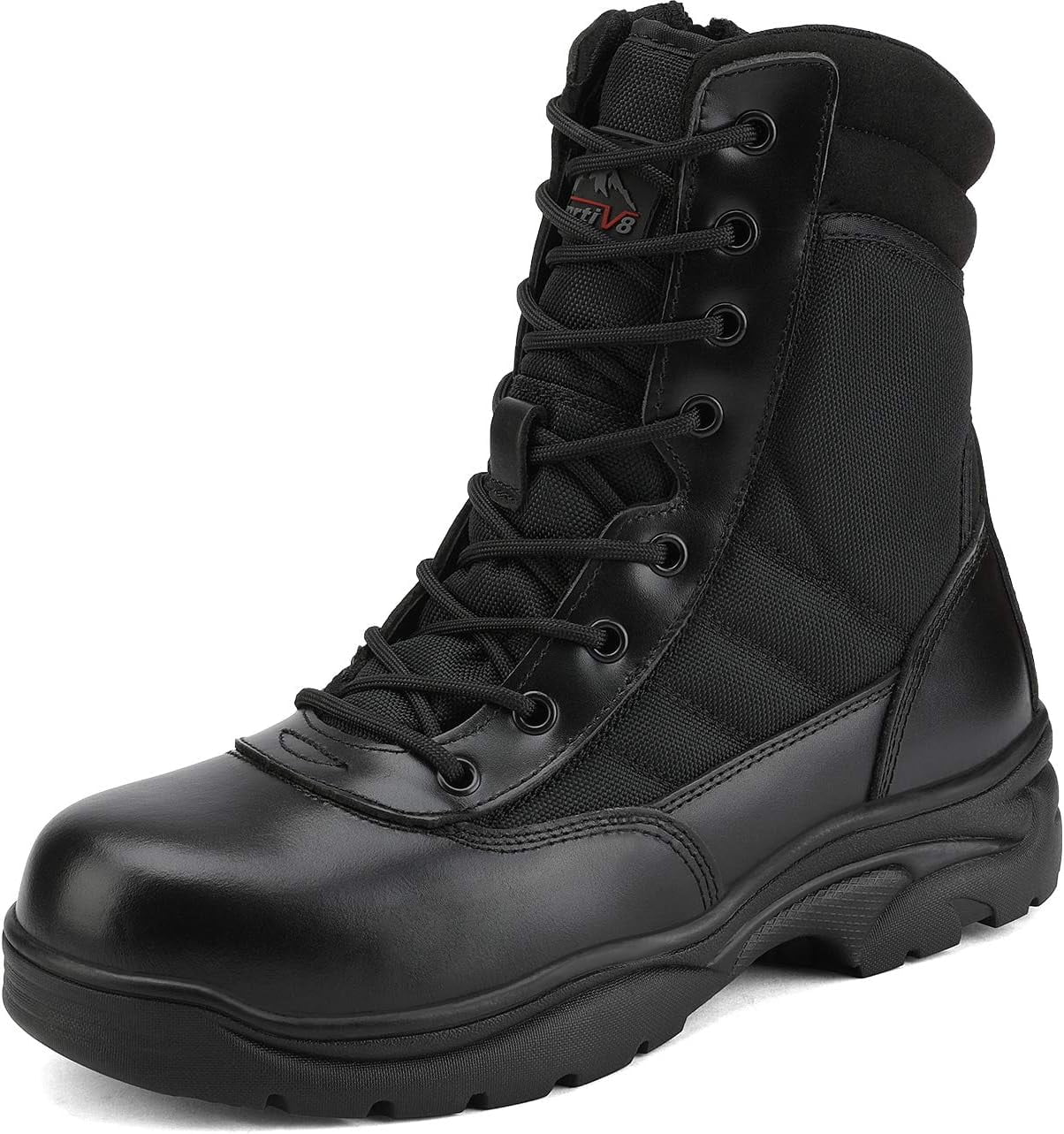 NORTIV 8 Steel Toe Boots for Men Safety Industrial & Construction