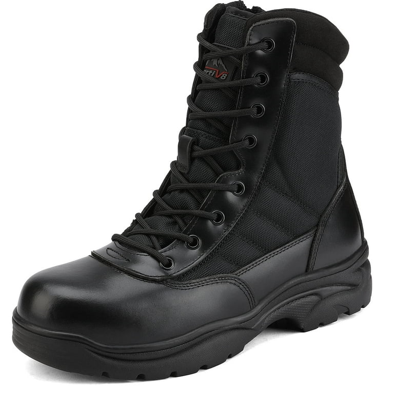 NORTIV 8 Steel Toe Boots for Men Safety Industrial & Construction