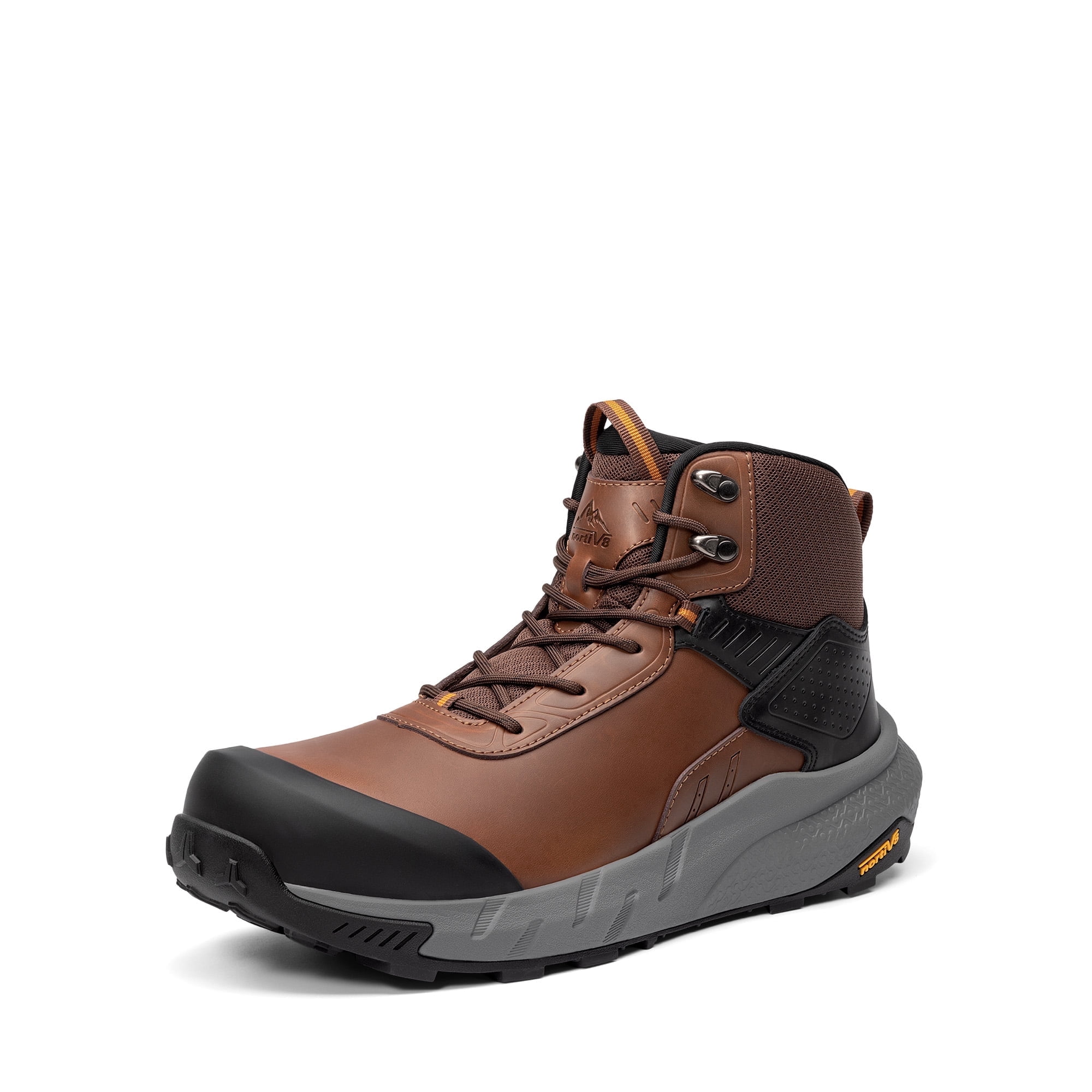 NORTIV 8 Waterproof Composite Toe Work Boots for Men – Lightweight