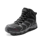 NORTIV 8 Waterproof Work Boots for Men Steel Toe Safety Construction Boots
