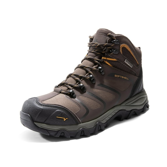 NORTIV 8 Waterproof Work Boots for Men Steel Toe Safety Construction Boots