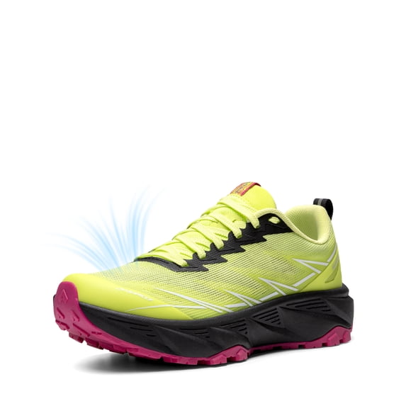 NORTIV 8 Women's Breathable Trail Running Shoes Comfortable Walking Hiking Sneakers Cushion with Arch Support and Non-Slip Outsole Ideal for Gym Tennis Athletic Casual Wear